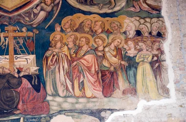 St. Maria in Piano kerk, Loreto Aprutino, Abruzzo, Italië